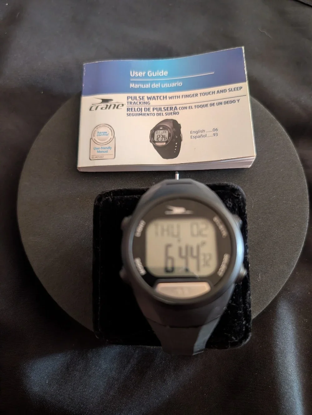 Pulse watch, unisex, with the instructions and a new battery. Changed on 7/2/26